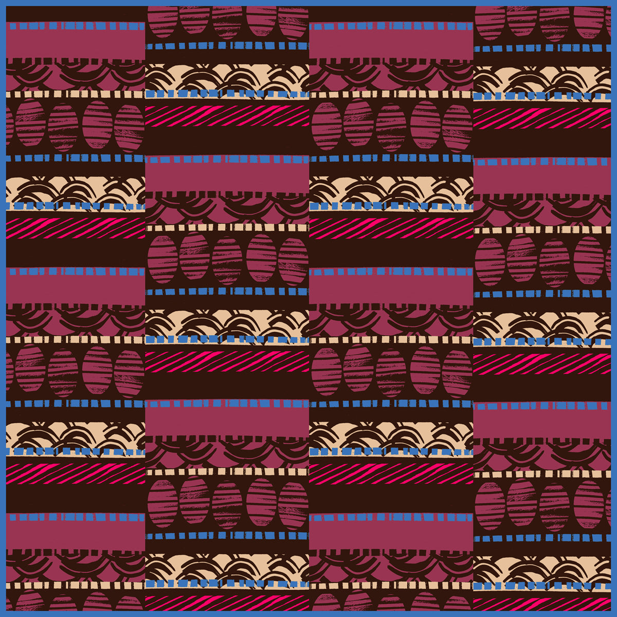 Wholesale Silk Scarf by Silk Scarf Manufacturer - Geometric Ultimate