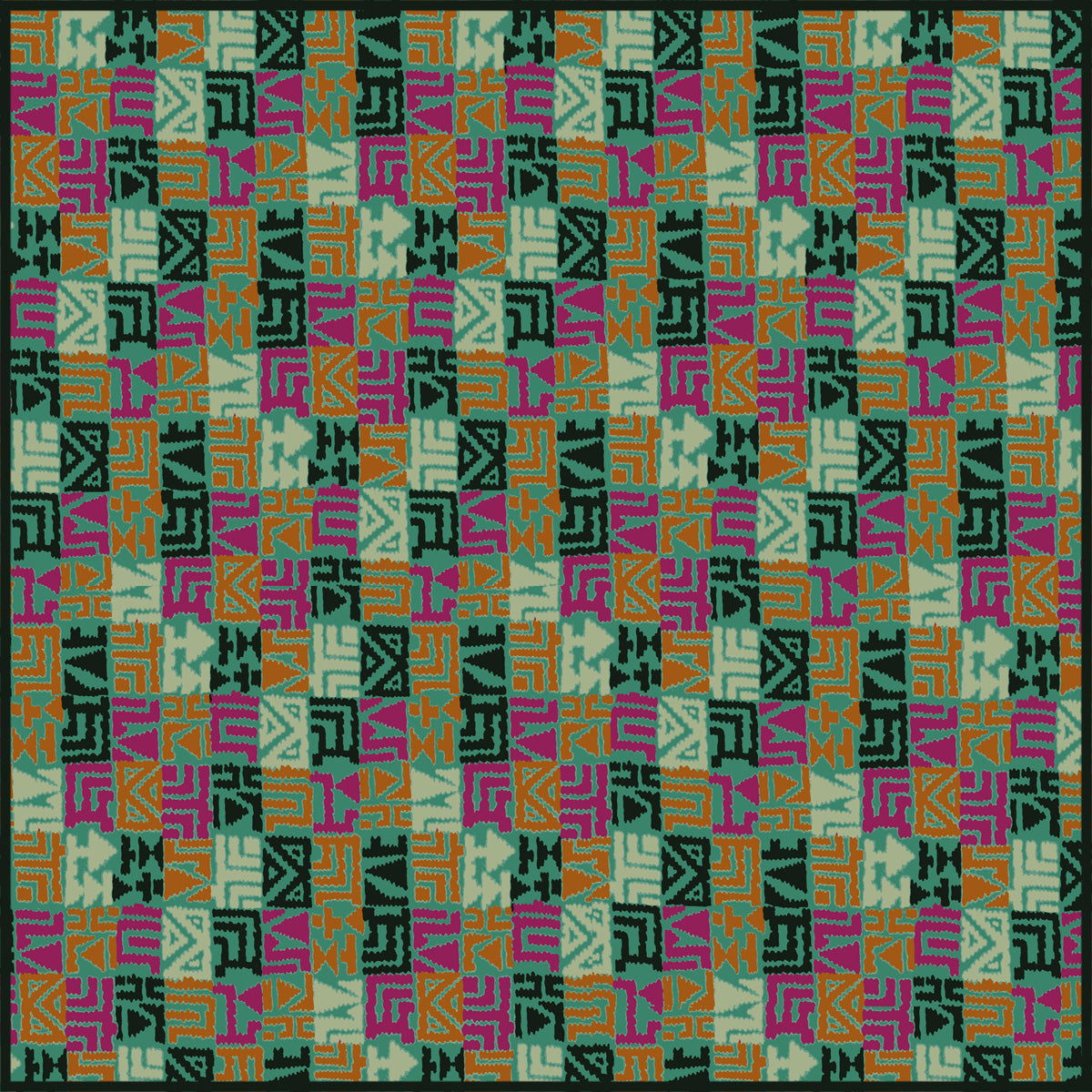 Wholesale Silk Scarf by Silk Scarf Manufacturer - Vintage Inspiration V-0086