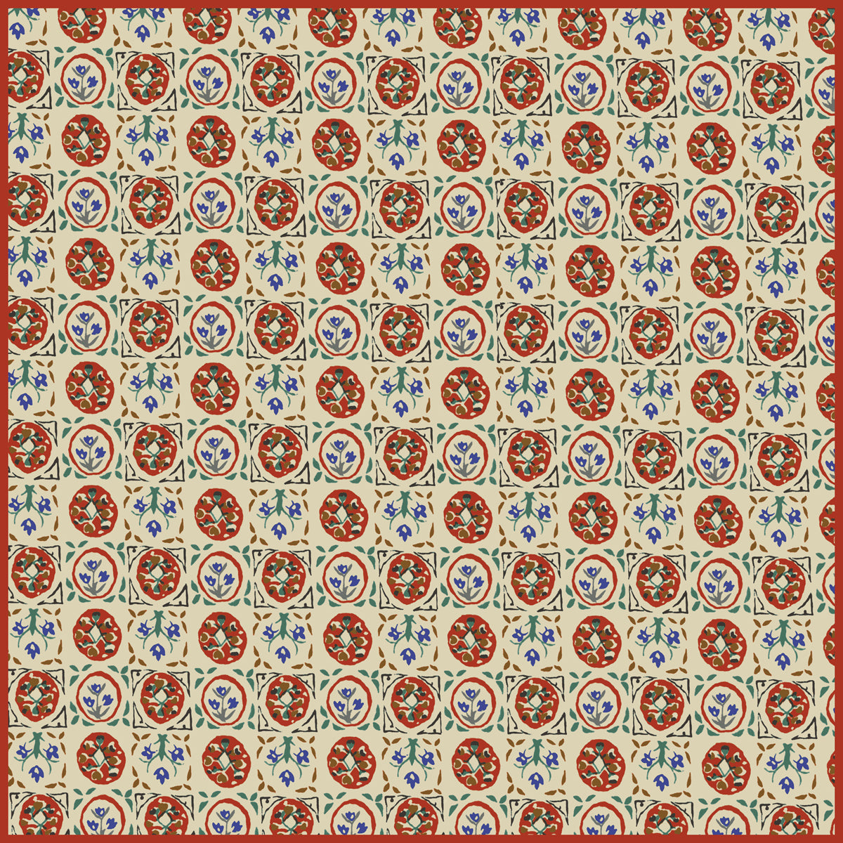 Wholesale Silk Scarf by Silk Scarf Manufacturer - Vintage Inspiration V-0087