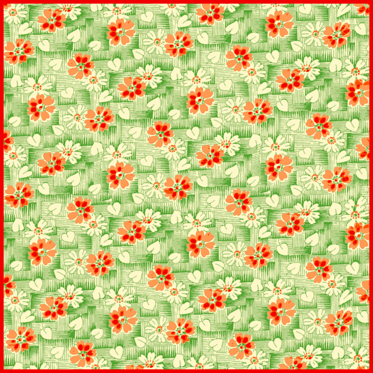 Wholesale Silk Scarf by Silk Scarf Manufacturer - Vintage Inspiration V-0097