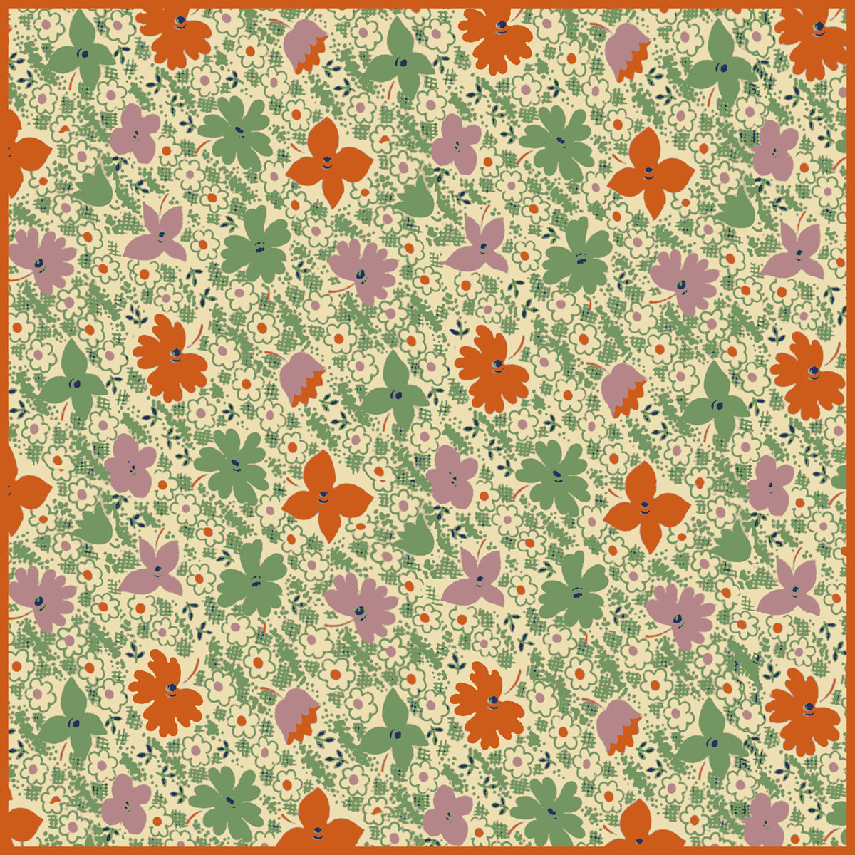 Wholesale Silk Scarf by Silk Scarf Manufacturer - Vintage Inspiration V-0098