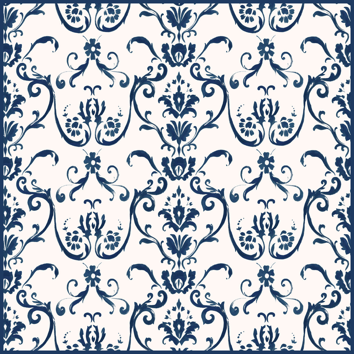 Wholesale Silk Scarf by Silk Scarf Manufacturer - Vintage Inspiration Wisteria