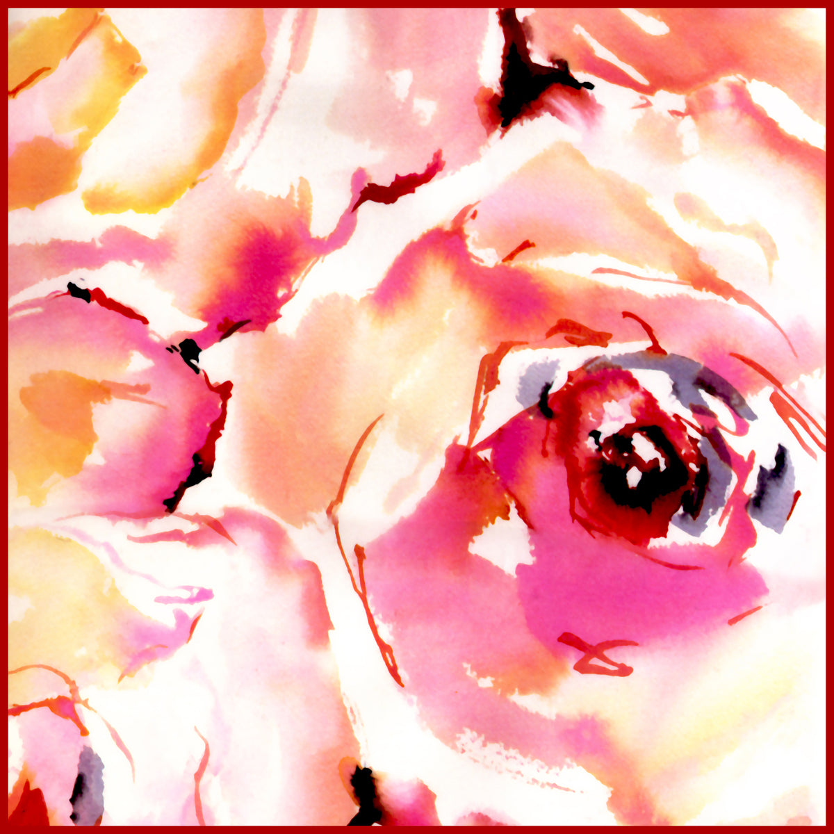 Wholesale Silk Scarf by Silk Scarf Manufacturer - Floral Wylie