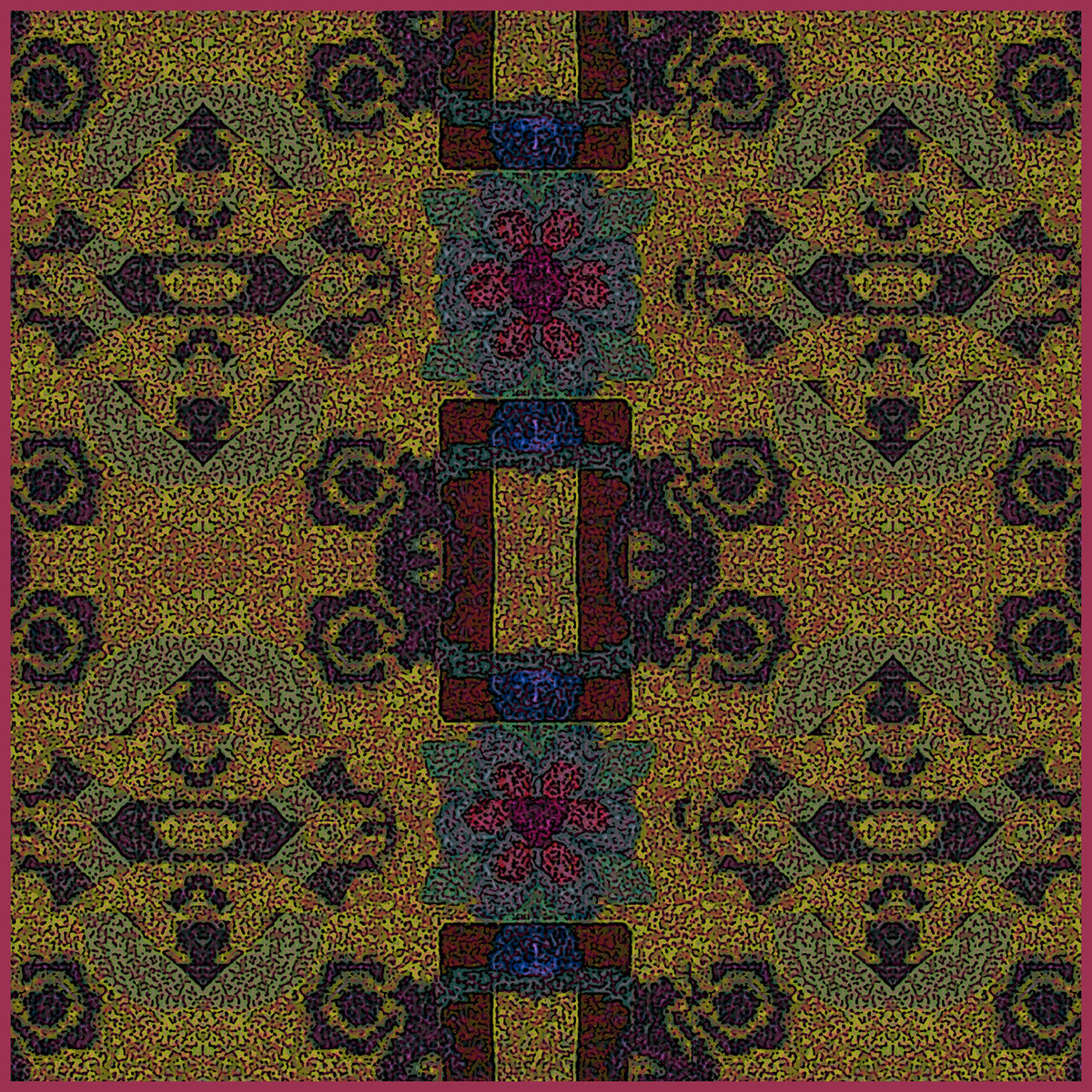 Wholesale Silk Scarf by Silk Scarf Manufacturer - Non-Floral Zinnia