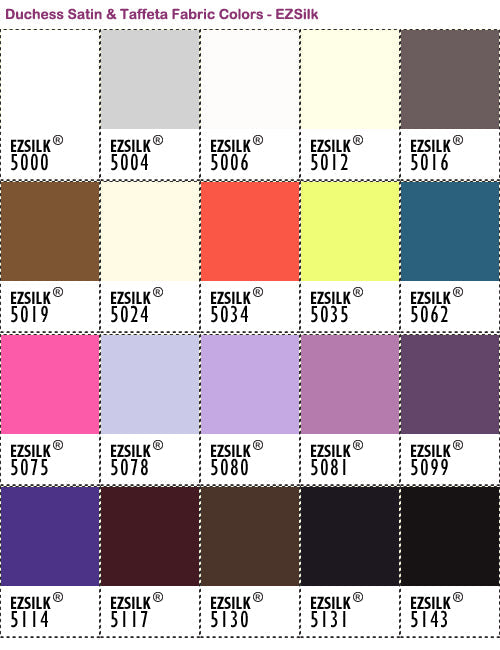 Silk Taffeta Fabric 19mm, 54"