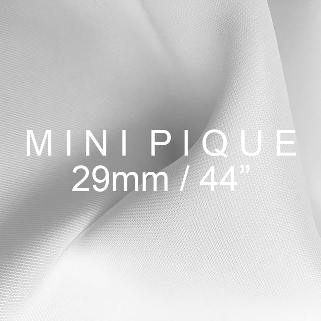 Silk Mini Pique Fabric 29mm, 44"