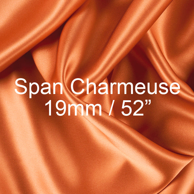 Silk Span Charmeuse Fabric 19mm, 52"