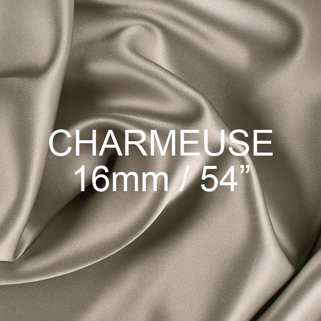 Silk Charmeuse Fabric 16mm, 54"
