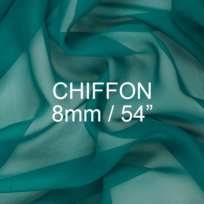 Silk Chiffon Fabric 8mm, 54"