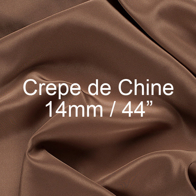 Silk Crepe de Chine (CDC) Fabric 14mm, 44"