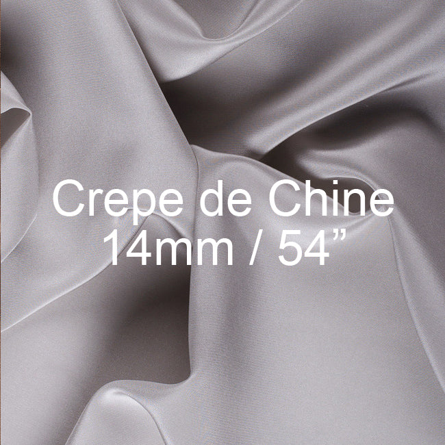 Silk Crepe de Chine (CDC) Fabric 14mm, 54"