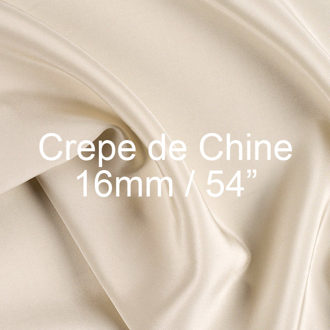 Silk Crepe de Chine (CDC) Fabric 16mm, 54"