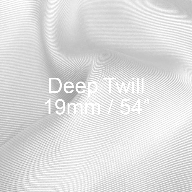 Silk Deep Twill Fabric 19mm, 54"