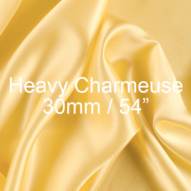 Silk Heavy Charmeuse Fabric 30mm, 54"