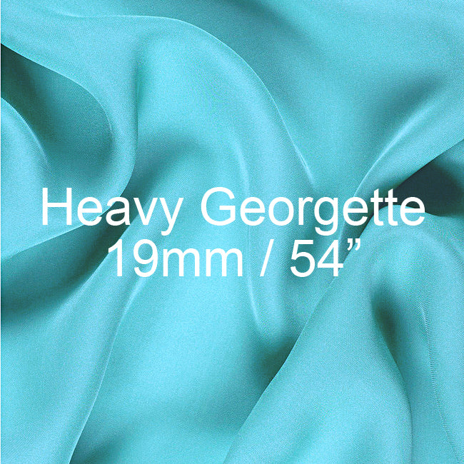 Silk Heavy Georgette Fabric 19mm, 54"
