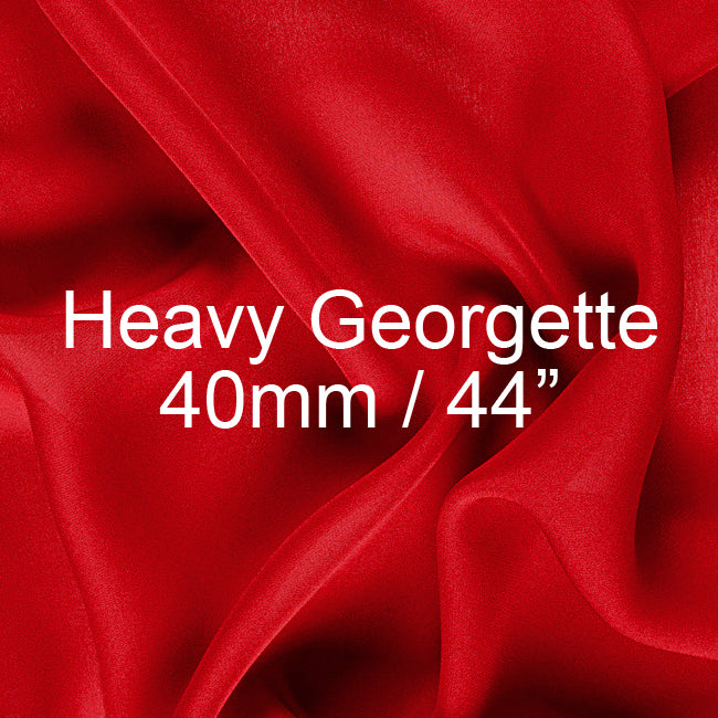 Silk Heavy Georgette Fabric 40mm, 44"