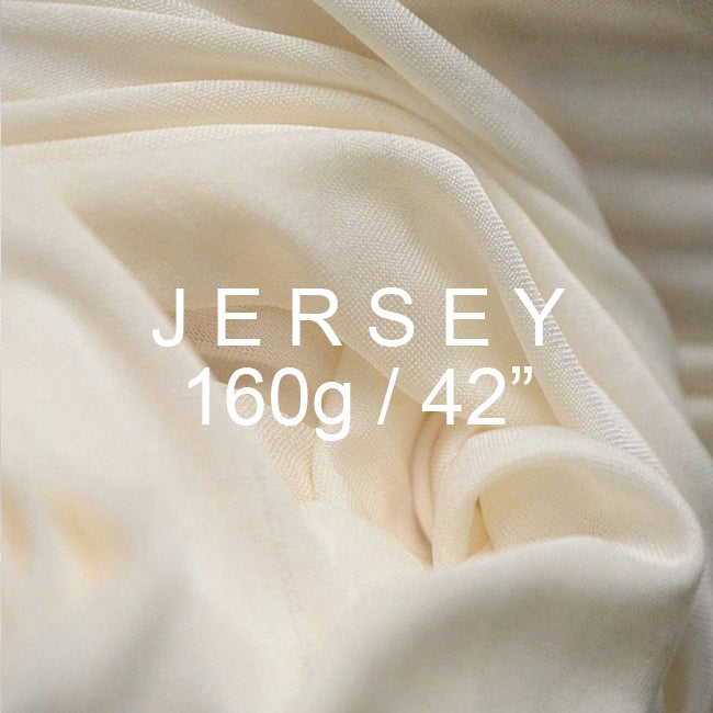 Silk Jersey Fabric 160g, 42"