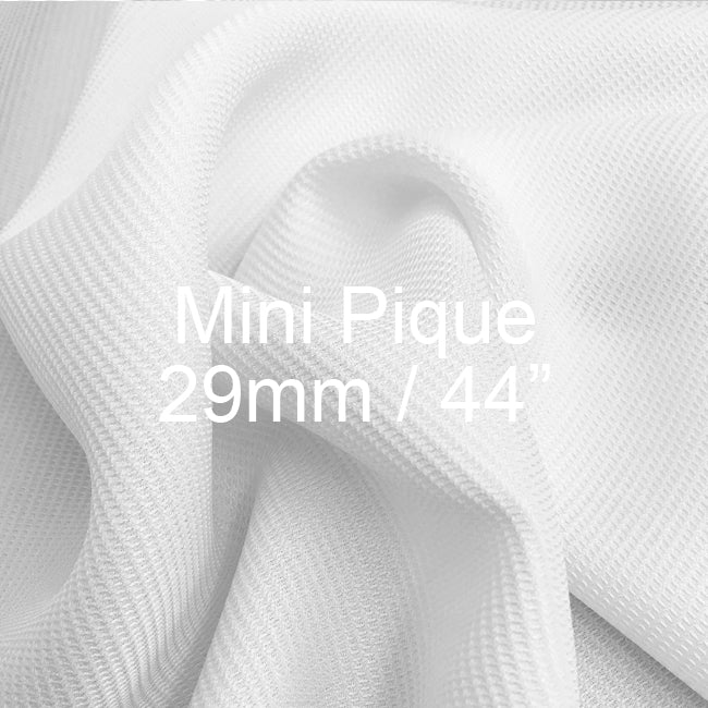 Silk Mini Pique Fabric 29mm, 44"