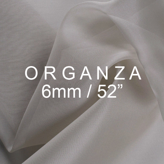 Silk Organza Fabric 6mm, 52"