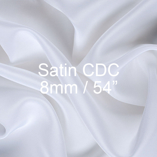 Silk Satin CDC Fabric 8mm, 54"
