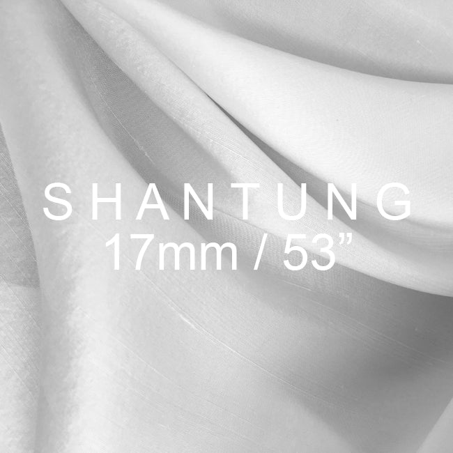 Silk Shantung Fabric 17mm, 53"
