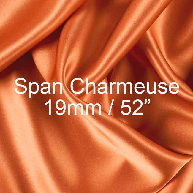 Silk Span Charmeuse Fabric 19mm, 52"