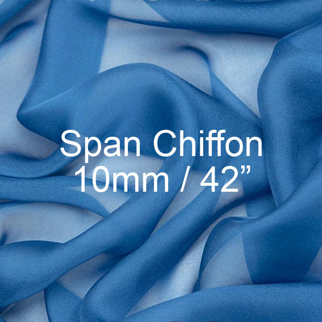Silk Span Chiffon Fabric 10mm, 42"