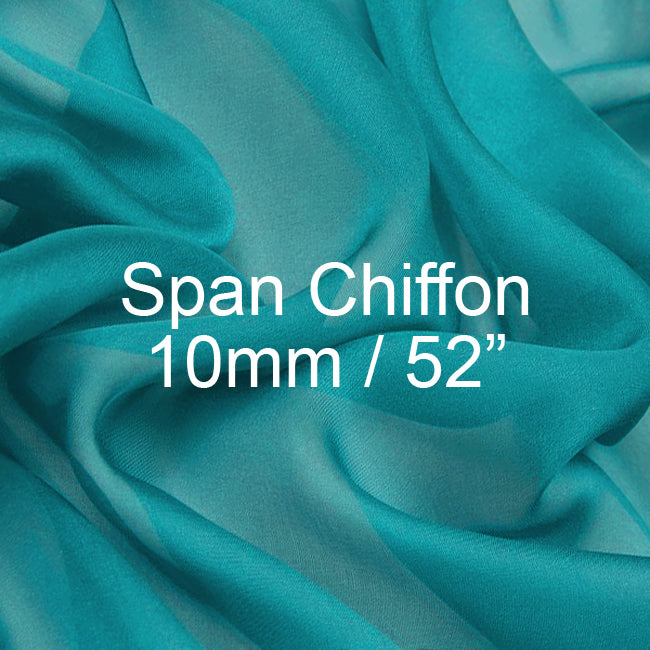 Silk Span Chiffon Fabric 10mm, 52"