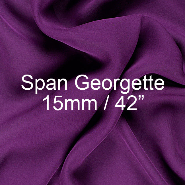 Silk Span Georgette Fabric 15mm, 42"