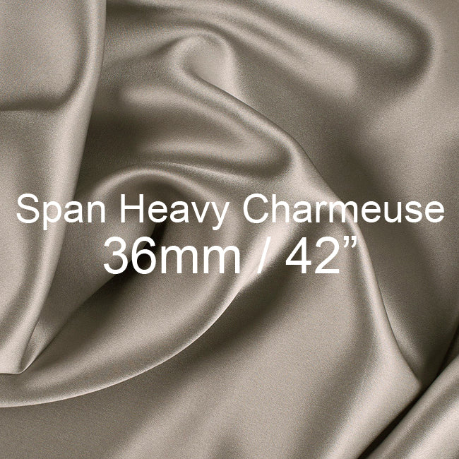Silk Span Heavy Charmeuse Fabric 36mm, 42"