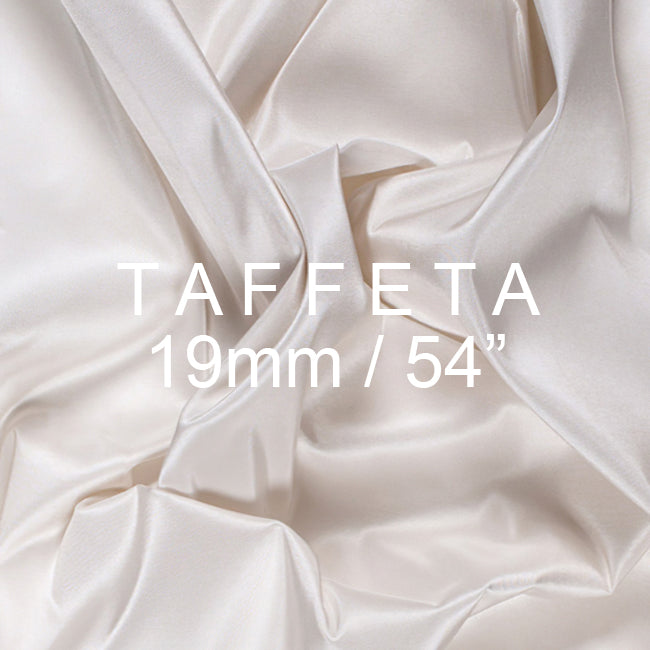 Silk Taffeta Fabric 19mm, 54"
