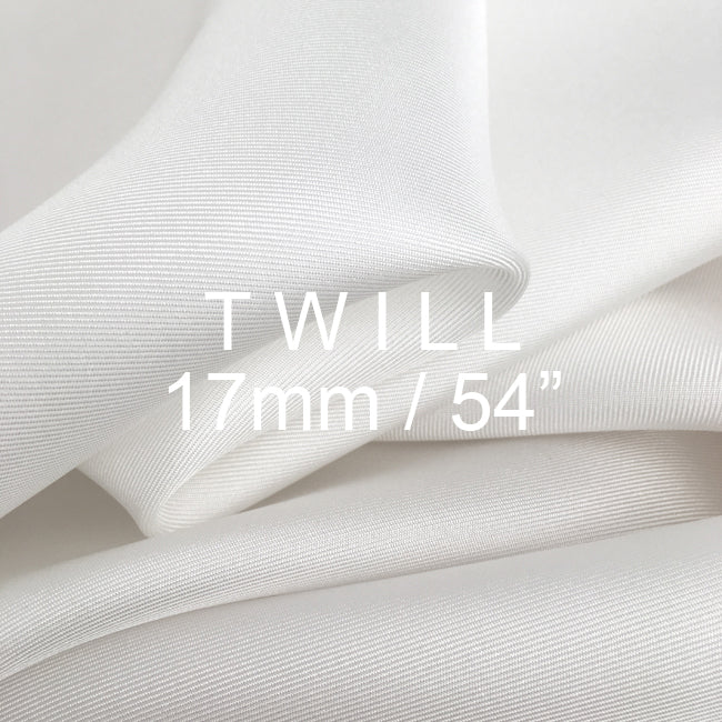Silk Twill Fabric 17mm, 54"